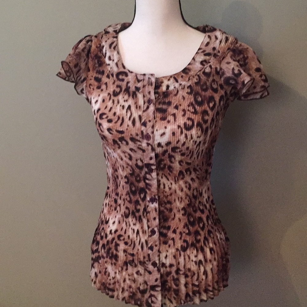 Leopard print blouse